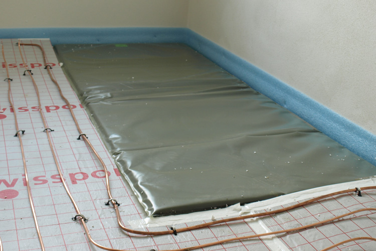 GEOVITAL Baumatte mit Fussbodenheizung
