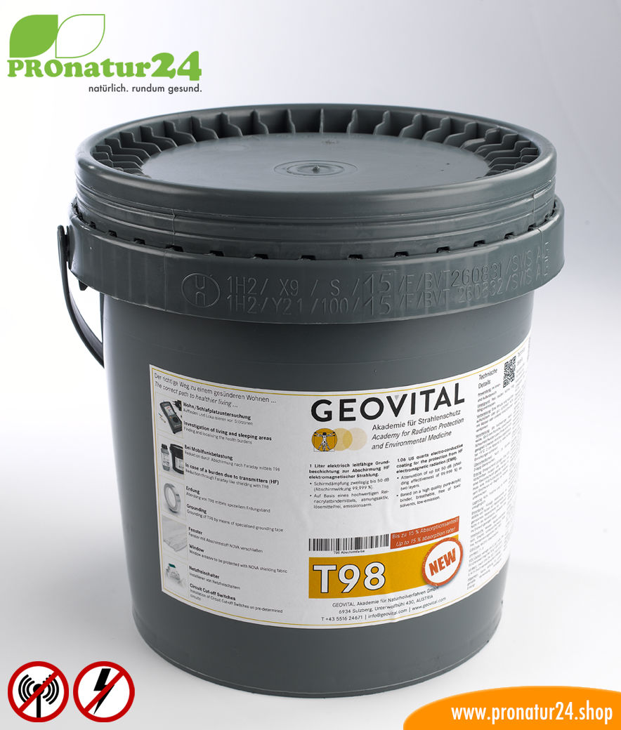 T98 Abschirmfarbe von GEOVITAL 5 Liter