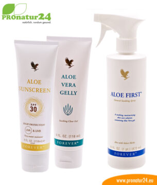 Aloe Vera Sommer Sonnencreme Wellnes Set
