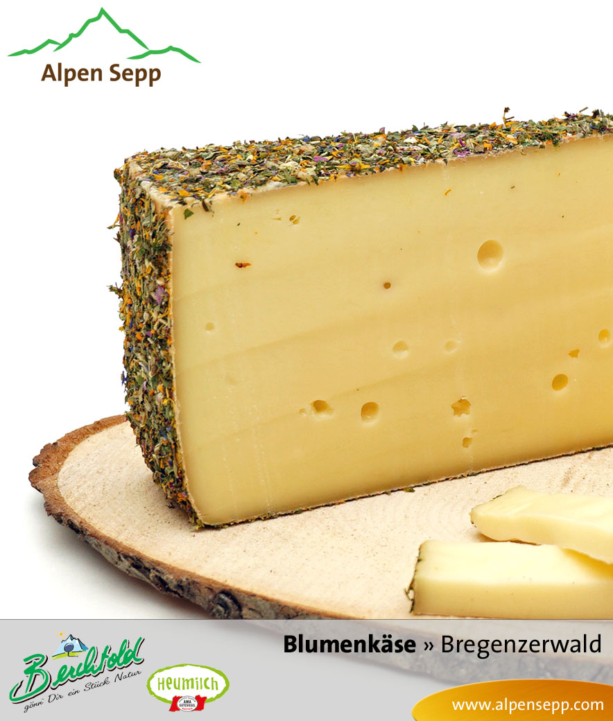 Blumenkäse aus Heumilch vom Alpen Sepp