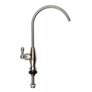 Design Wasserhahn aus Edelstahl