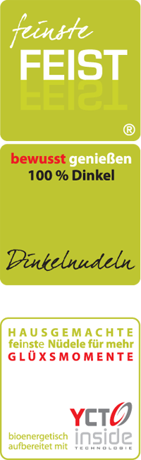 FEIST Dinkelnudeln sind Besonders