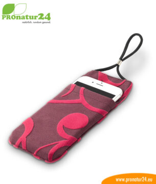 Handytasche eWall 2015, rot-braun