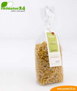 Spirelli Dinkelnudeln von Feist Dinnkelnudeln