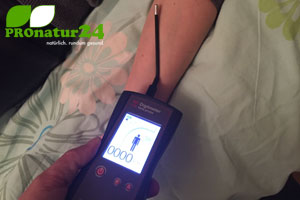 Elektrische Feldstärke MIT Erdung im Baldachin in Volt / Meter