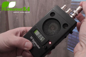 Funkbelastung innerhalb vom Baldachin in µVolt