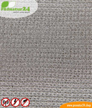 Abschirmstoff Silver Tulle im Detail