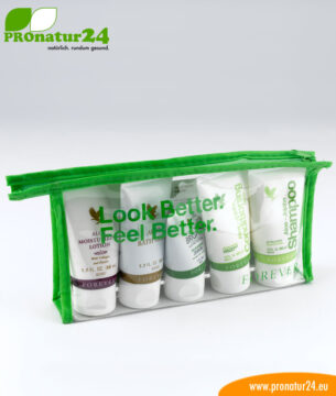 Aloe Vera Reise Set. Das Travel Kit von forever für unterwegs.