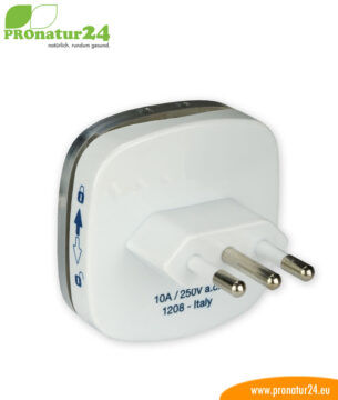 Erdungsstecker Typ L, CEI 23-50 zur Erdung vom zB. Elektrosmog Baldachin PRO