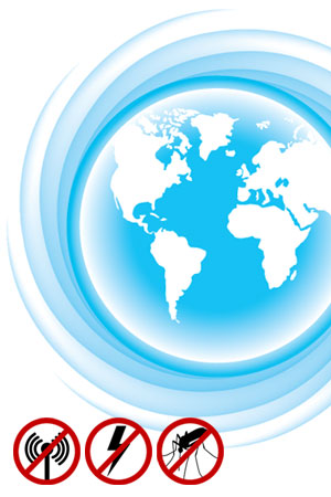 Weltweite Nutzung vom Baldachin Elektrosmog PRO Weltweite Nutzung vom Baldachin Elektrosmog PRO
