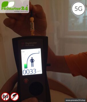 Abschirmender Baldachin Elektrosmog FUNK. Abschirmung Funk bis 38 dB. 5G ready!