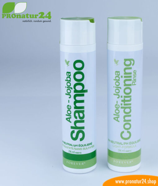 Aloe Vera Jojoba Shampoo und Conditioner von forever