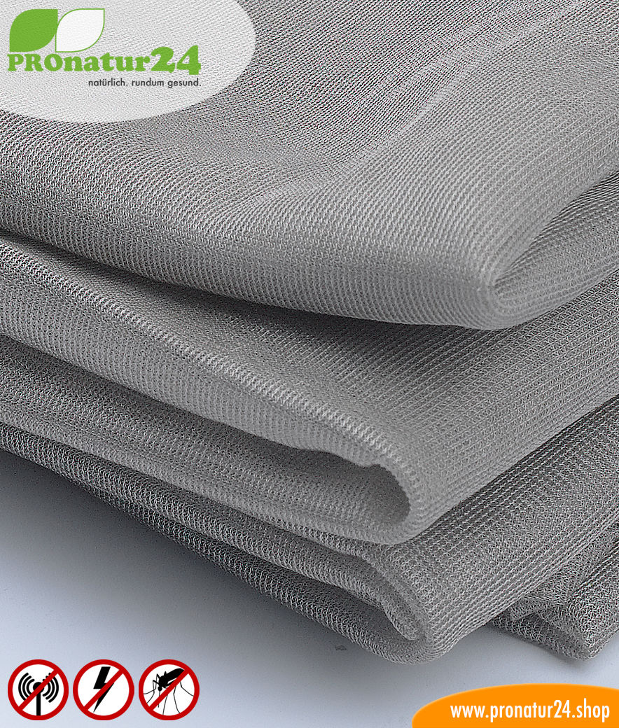 Abschirmstoff Silver Tricot im Detal