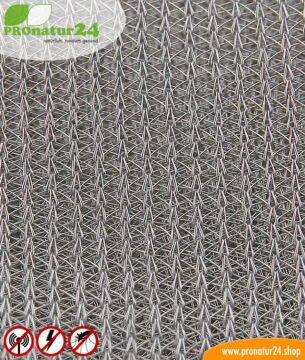 Abschirmstoff Silver Tricot im Detal