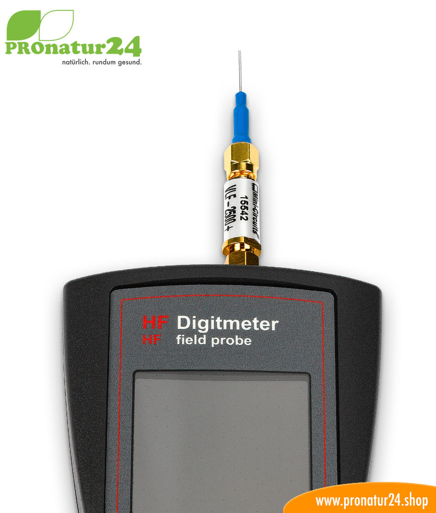 GEOVITAL HF Digitmeter Feldsonde mit 2,5 GHz Filter Aufsatz