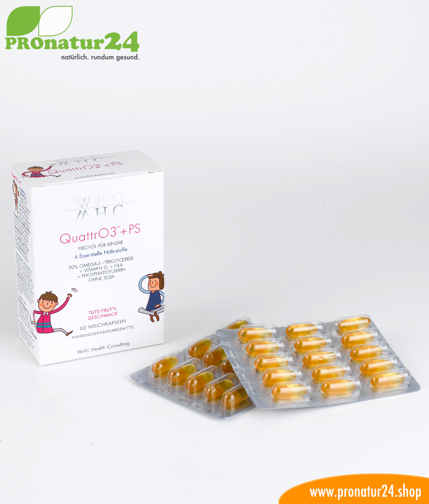 WHC Quattro3 + PS Omega3 für Kinder