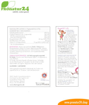 WHC Quattro3 + PS Omega3 für Kinder Verpackung