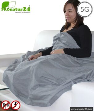 Abschirmende Decke TDG mit Schutz vor HF Elektrosmog durch Funk bis zu 41 dB (WLAN, Handy). Erdbar. Wirkungsvoll gegen 5G!