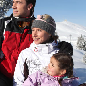 Sonnenschutz für die ganze Familie im Winter
