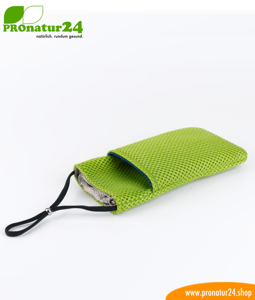 Handyhülle Handytasche eWall, 3in1 Funktion, wendbar, blau-grün