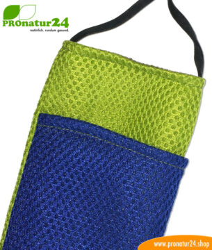 Handyhülle Handytasche mit Strahlenschutz, Sonderedition grün-blau