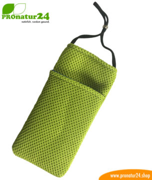 Handyhülle Handytasche mit Strahlenschutz, Sonderedition grün-blau