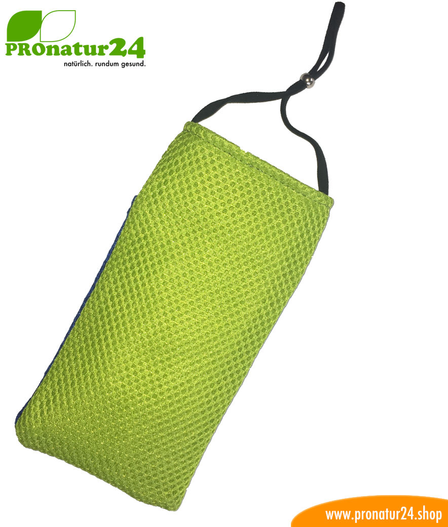 Handyhülle Handytasche mit Strahlenschutz, Sonderedition grün-blau
