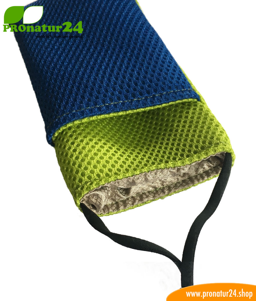 Handyhülle Handytasche mit Strahlenschutz, Sonderedition grün-blau