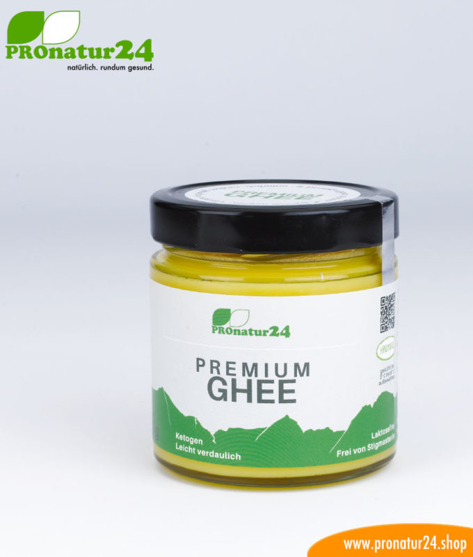 PREMIUM GHEE für die ayurvedische / Low Carb Küche von PROnatur24