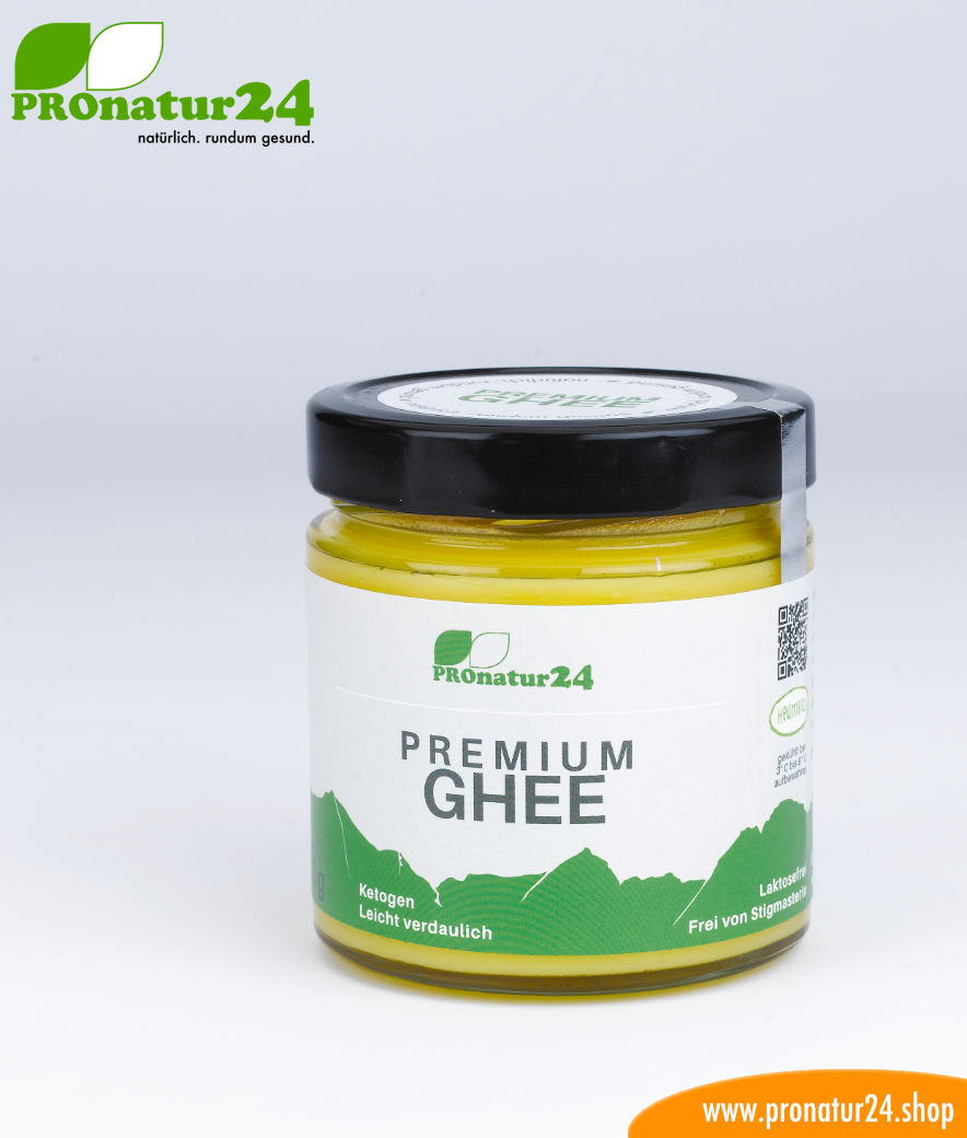 PREMIUM GHEE für die ayurvedische / Low Carb Küche von PROnatur24