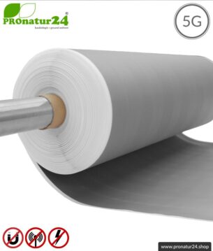 Mumetall Abschirmfolie MCL61. Zur Abschirmung magnetischer Felder mit 30 dB Schirmdämpfung und HF bis 63 dB. Erdbar. Wirkungsvoll gegen 5G!