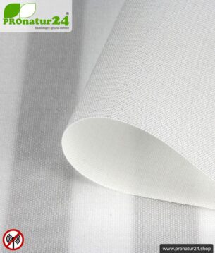Abschirmstoff WEAR zur Herstellung abschirmender Bekleidung . HF Abschirmung bis 30 dB. Schutz für unterwegs vor Handystrahlung.