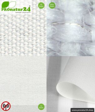 Abschirmstoff WEAR zur Herstellung abschirmender Bekleidung . HF Abschirmung bis 30 dB. Schutz für unterwegs vor Handystrahlung.