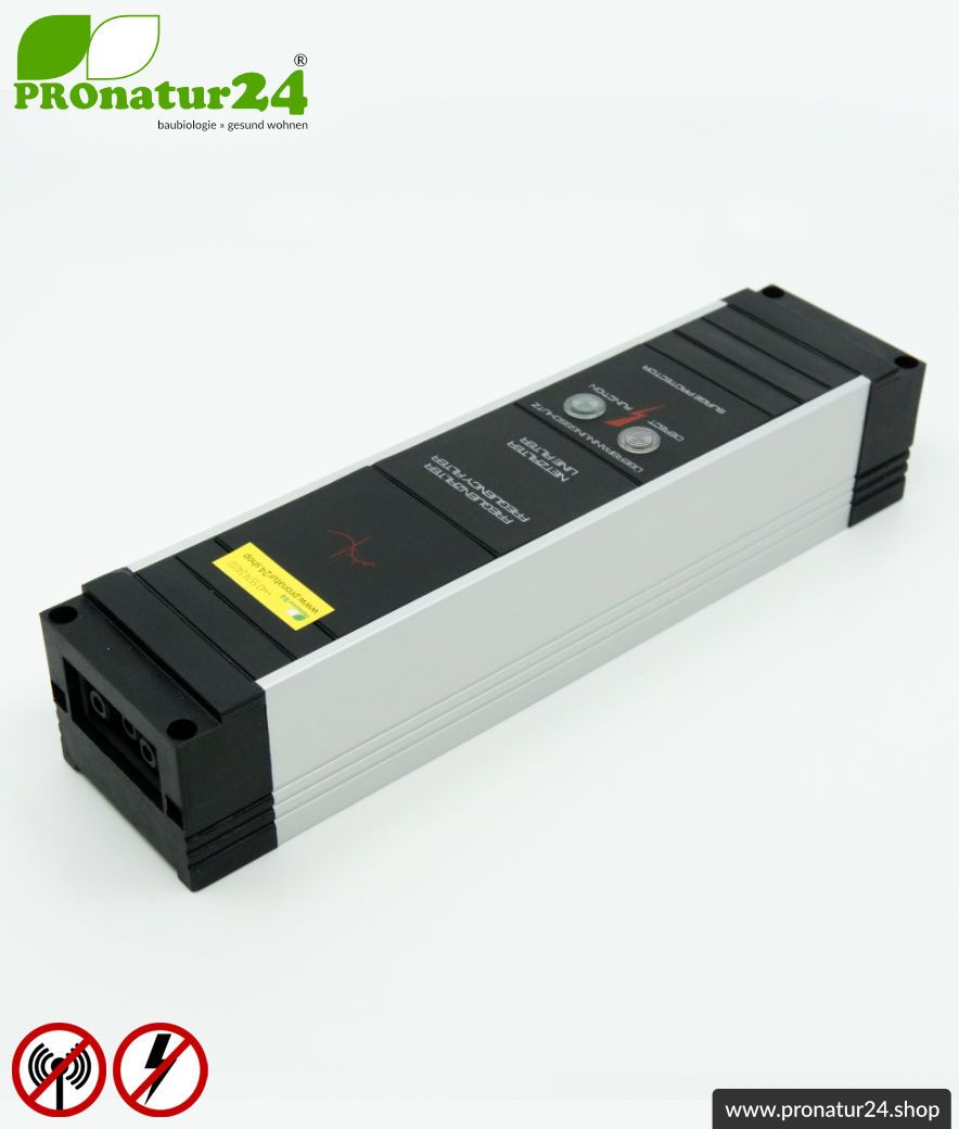 Powerline PLC Filter Set für den erdbaren Baldachin & Schlafsack. Zubehör zur Filterung von HF Frequenzen aus dem Erdungskabel.