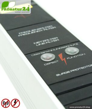 Powerline PLC Filter Set für den erdbaren Baldachin & Schlafsack. Zubehör zur Filterung von HF Frequenzen aus dem Erdungskabel.