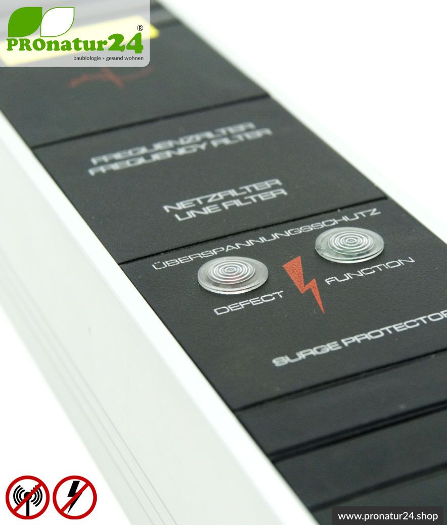 Powerline PLC Filter Set für den erdbaren Baldachin & Schlafsack. Zubehör zur Filterung von HF Frequenzen aus dem Erdungskabel.