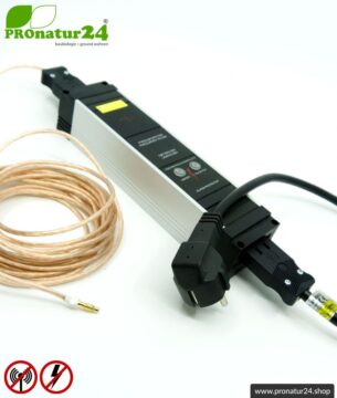 Powerline PLC Filter Set für den erdbaren Baldachin & Schlafsack. Zubehör zur Filterung von HF Frequenzen aus dem Erdungskabel.