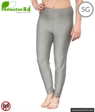 Abschirmende lange Hose (Unterhose). Schutz bis 50 dB vor HF Elektrosmog (Handy, WLAN, LTE) für elektrosensible Menschen. Wirkungsvoll gegen 5G!