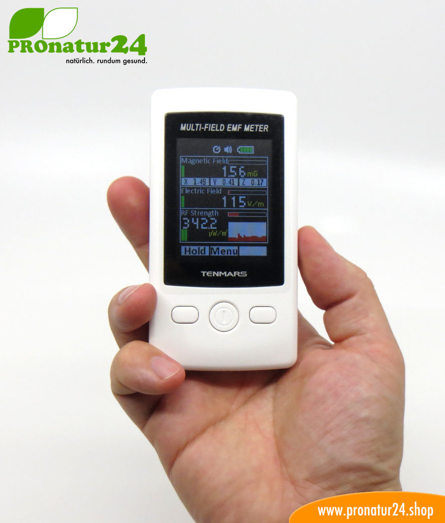 TENMARS TM-190 Multi-Field EMF Meter. In Betrieb.