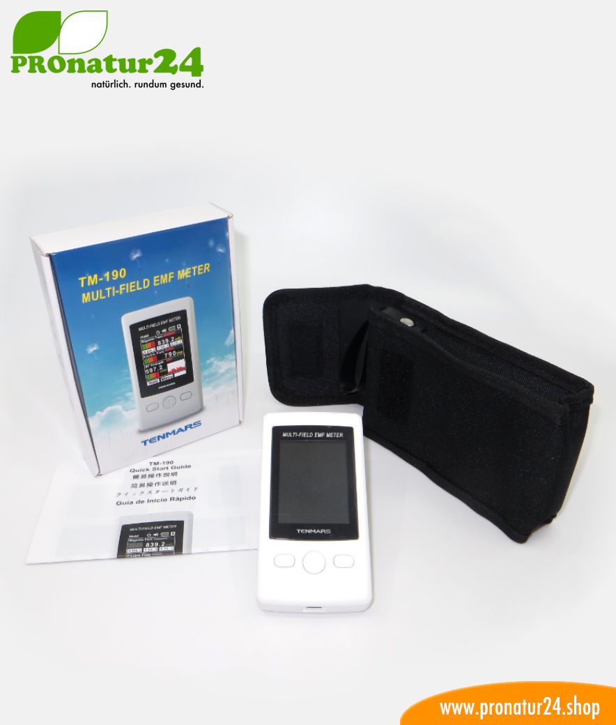 TENMARS TM-190 Multi-Field EMF Meter. Lieferumfang.