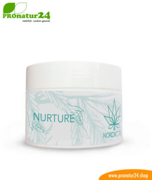 FREJYA CBD Hautcreme. Entwickelt von Nordic Oil als Unterstützung und Hilfe bei Ekzemen (Hautentzündungen) mittels u.a. Cannabidiol. Ohne THC. Vegan.