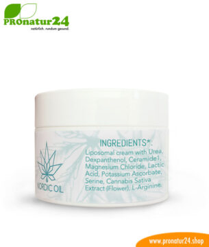 IDUN CBD Feuchtigkeitscreme. Hautcreme für eine optimale Hydratisierung mit der Kraft der Cannabis Pflanze. Ohne THC. Vegan.