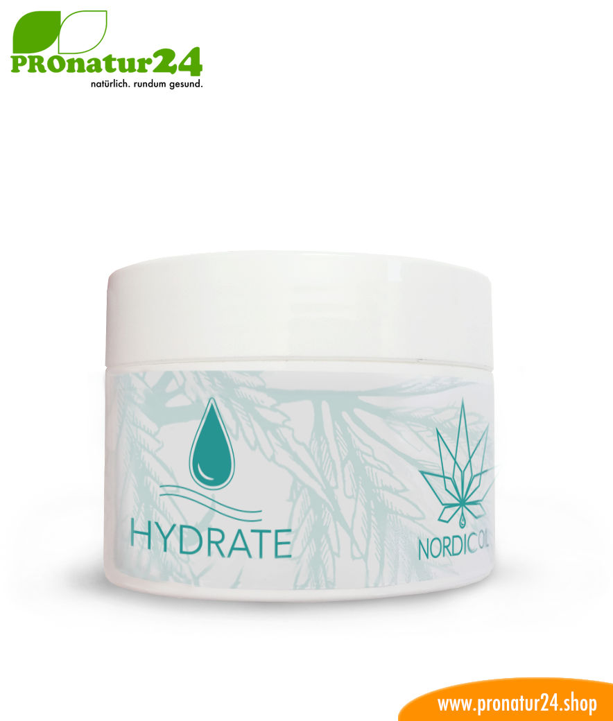 IDUN CBD Feuchtigkeitscreme. Hautcreme für eine optimale Hydratisierung mit der Kraft der Cannabis Pflanze. Ohne THC. Vegan.