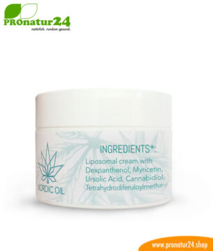 VALKYRIE CBD Hautcreme. Unterstützung und Hilfe bei AKNE auch mit der Kraft der Cannabis Pflanze. Ohne THC. Vegan.