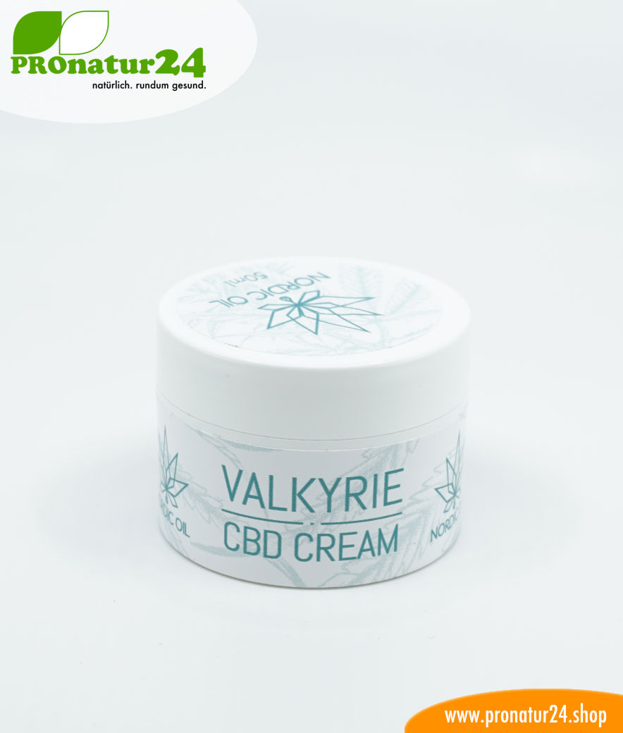VALKYRIE CBD Hautcreme. Unterstützung und Hilfe bei AKNE auch mit der Kraft der Cannabis Pflanze. Ohne THC. Vegan.