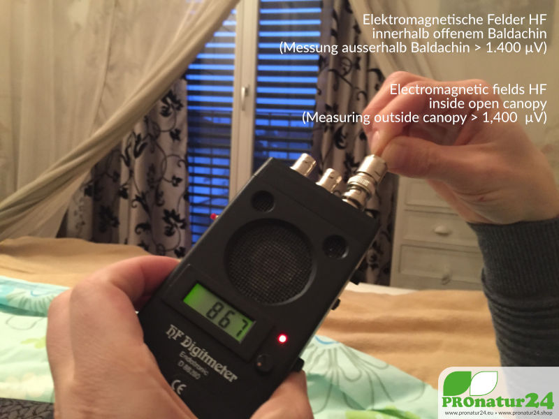 Baldachin Elektrosmog Pro, Österreich, Lauterach