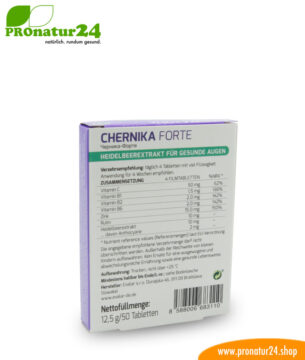 CHERNIKA FORTE (Черника Форте). Glutenfrei, ohne Gentechnik, GMP.