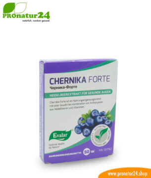 CHERNIKA FORTE (Черника Форте). Glutenfrei, ohne Gentechnik, GMP.