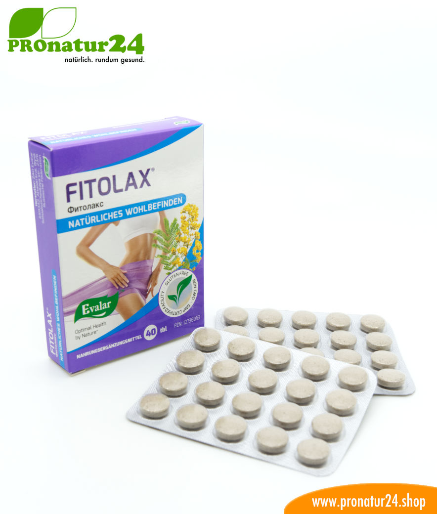 FITOLAX® (Фитолакс). Glutenfrei, vegan, ohne Gentechnik, GMP.