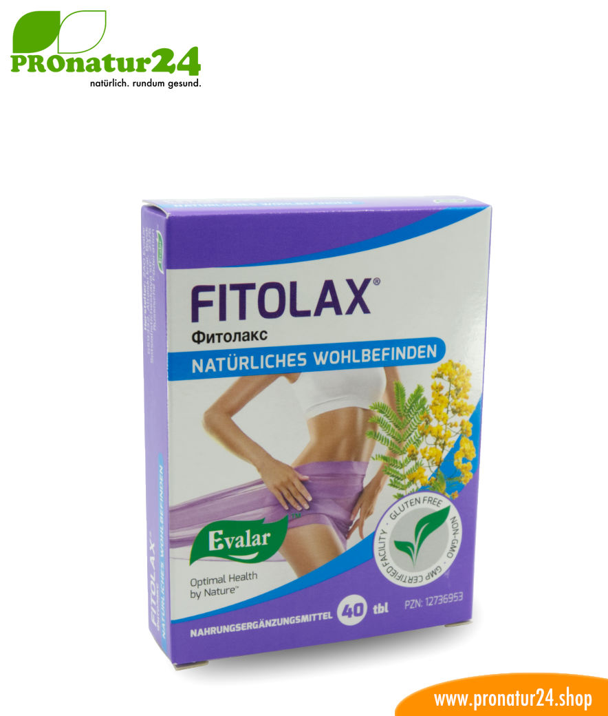 FITOLAX® (Фитолакс). Glutenfrei, vegan, ohne Gentechnik, GMP.